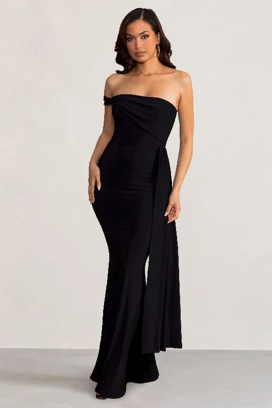 aaliyah-black-asymmetric-bardot-maxi-dress-with-drape-cl128282002