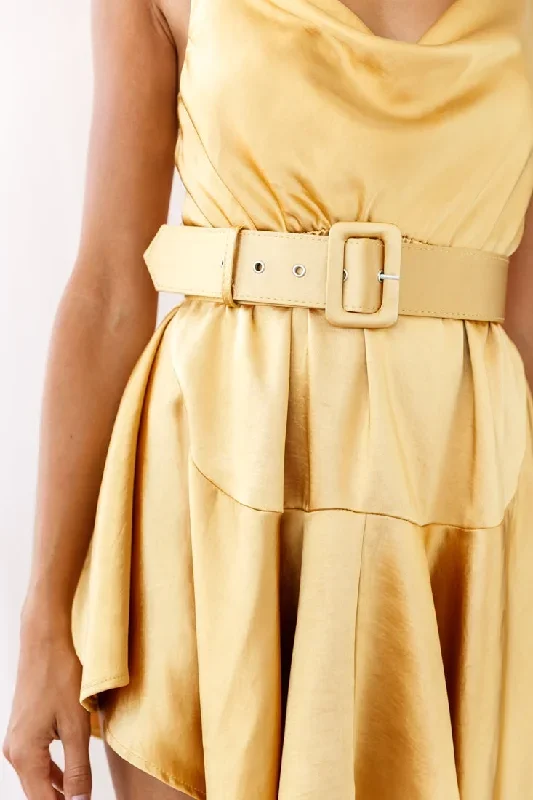 agent-99-belted-satin-cowl-neck-dress-mustard