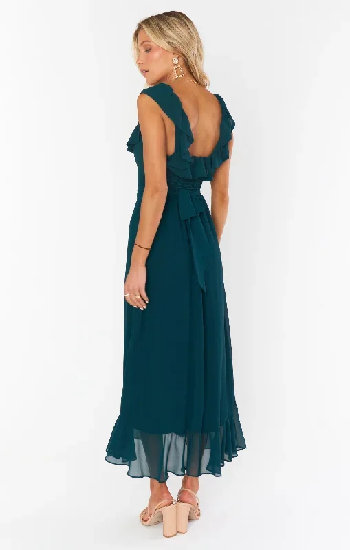 alexis-midi-dress-emerald-chiffon