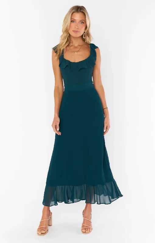 alexis-midi-dress-emerald-chiffon