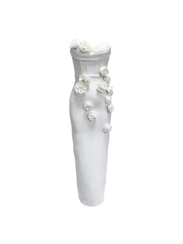 arushi-strapless-flower-bandage-dress