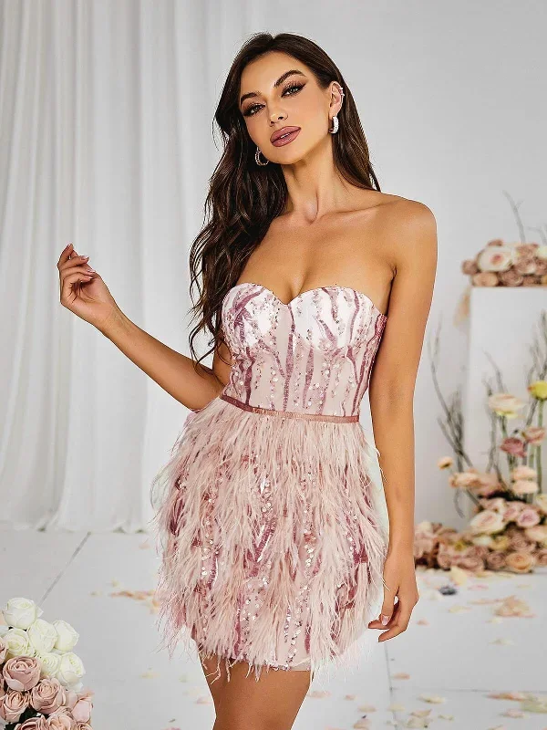 ashlyn-strapless-feather-sequin-mini-dress