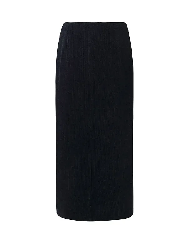 black-straight-knitted-slit-skirt-1bsj2d020