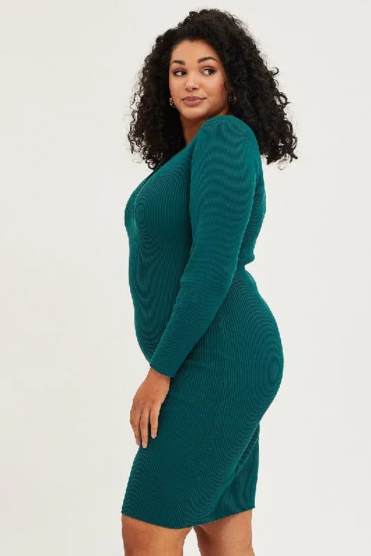 blue-midi-knit-bodycon-dress-v-neck-long-sleeve-ced31536-40ab