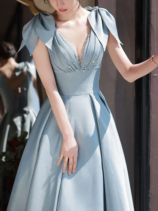 blue-v-neck-satin-long-prom-dress-blue-satin-evening-dress