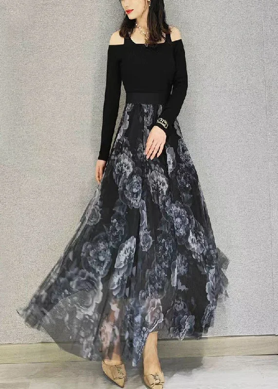 boutique-black-elastic-waist-exra-large-hem-tulle-skirt-spring