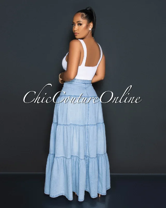 caria-light-blue-tier-denim-maxi-skirt