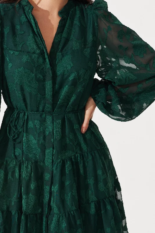 celestia-shirt-dress-in-emerald-burnout-chiffon