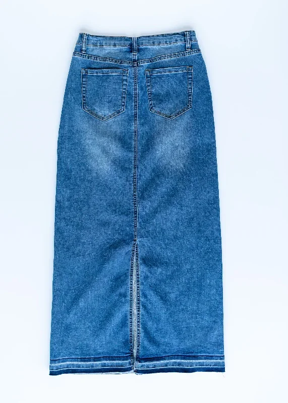 cheyenne-distressed-raw-hem-long-denim-skirt