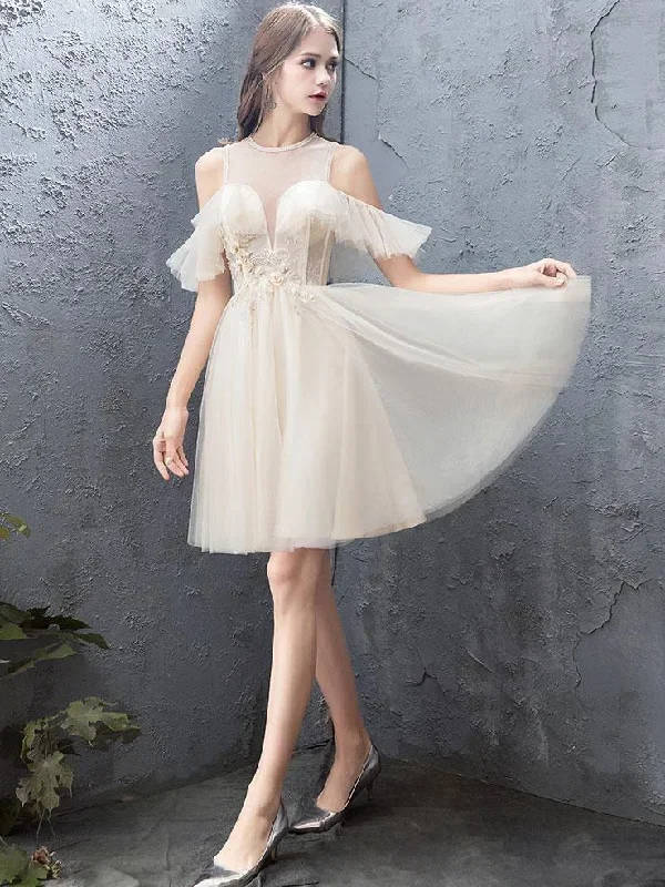 cute-round-neck-tulle-champagne-short-prom-dress-homecoming-dress