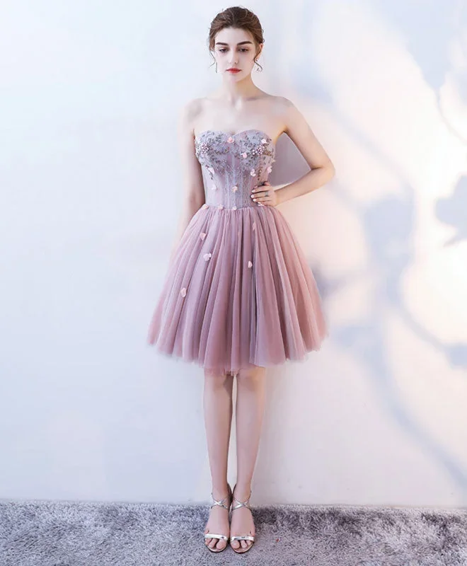 cute-sweetheart-neck-short-prom-dress-lace-homecoming-dress