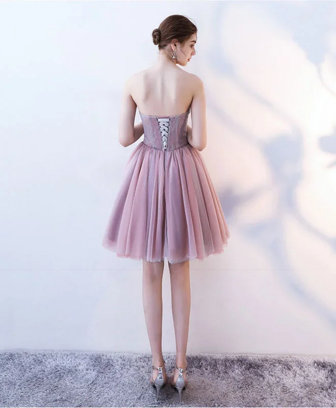 cute-sweetheart-neck-short-prom-dress-lace-homecoming-dress