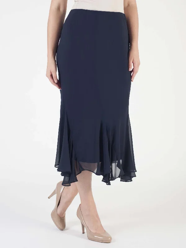 dark-navy-six-panelled-chiffon-skirt