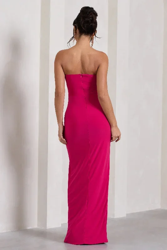 dawning-hot-pink-bandeau-knotted-split-maxi-dress-cl130025112