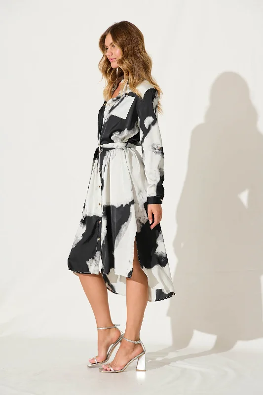 dayside-midi-shirt-dress-in-black-and-grey-watercolour-satin