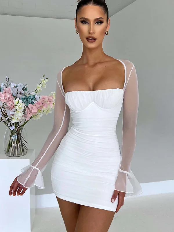 Doris Backless Sexy Mini Dress