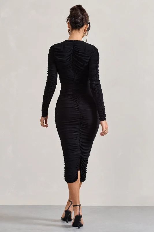 elisabeth-black-mesh-v-neck-long-sleeved-maxi-dress-cl128984002