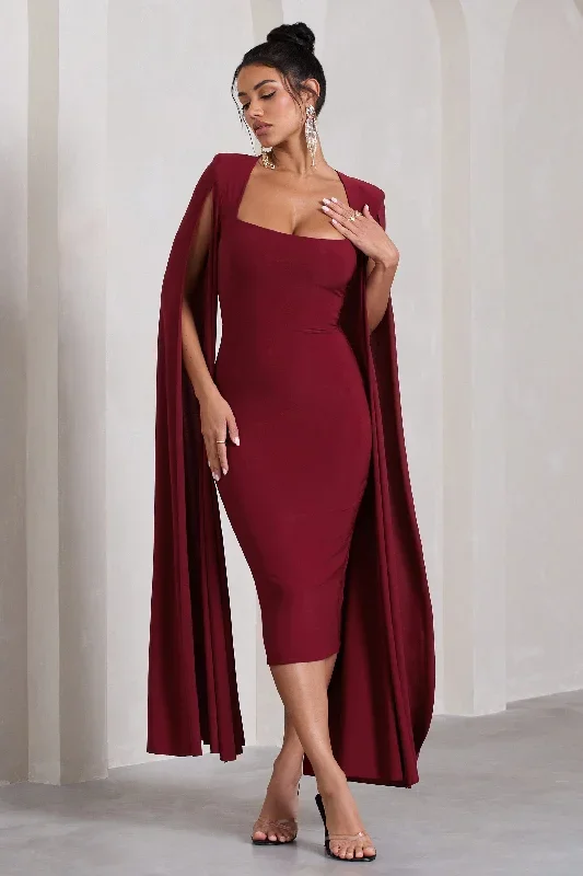 flawless-berry-square-neck-midi-dress-with-cape-sleeves-cl127209037