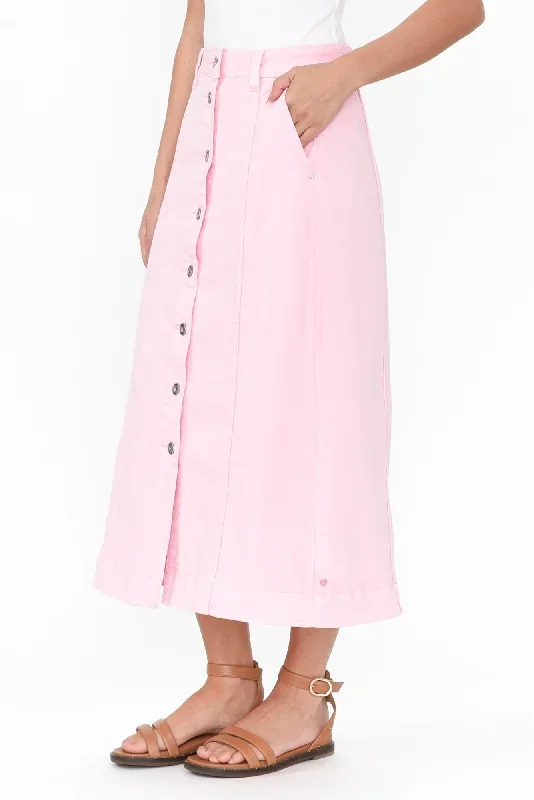 florence-light-pink-denim-button-skirt