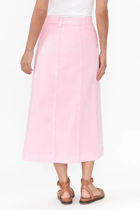 florence-light-pink-denim-button-skirt