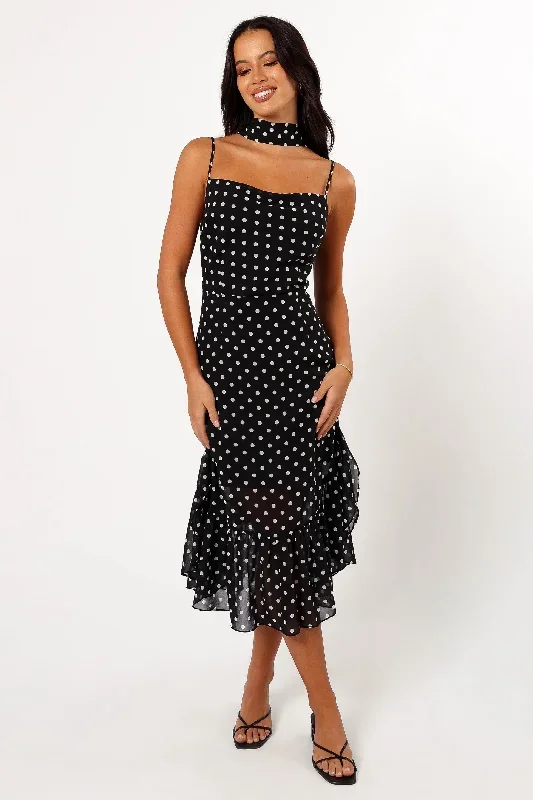 francesca-midi-dress-black-polka-dot