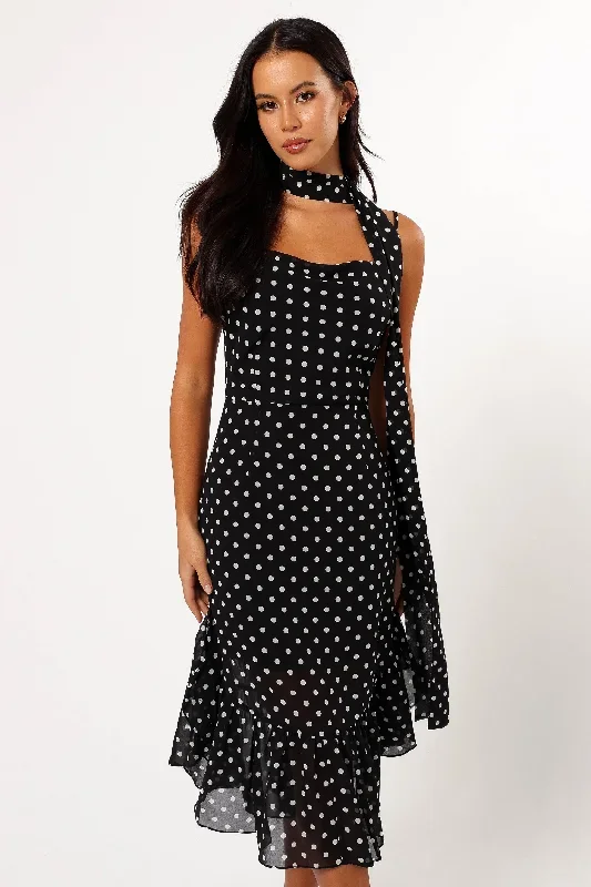 francesca-midi-dress-black-polka-dot