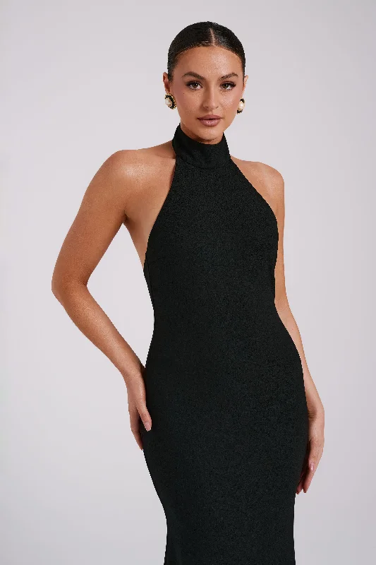 genesis-high-neck-maxi-dress-black