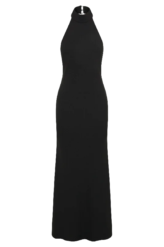 genesis-high-neck-maxi-dress-black