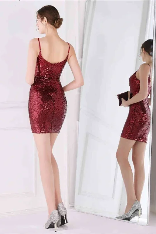 glitter-white-sequined-tight-homecoming-dress