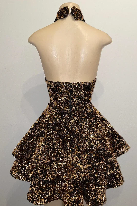 gold-sequin-halter-keyhole-a-line-short-homecoming-dress