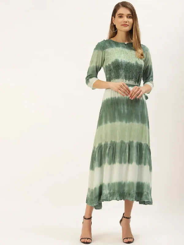 green-tie-and-dye-midi-dress