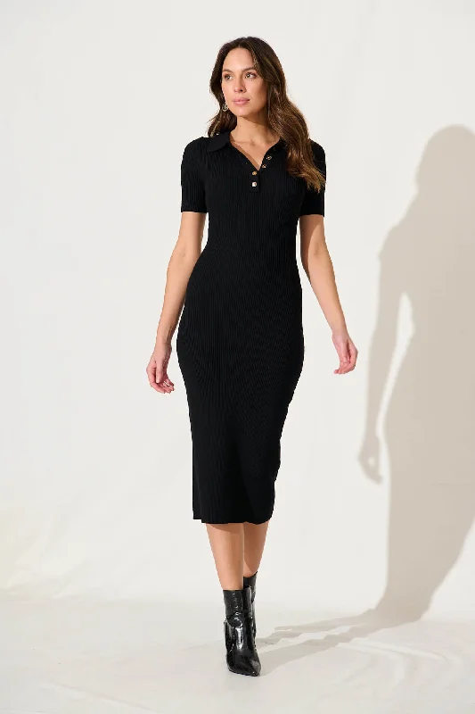 jensen-midi-knit-dress-in-black