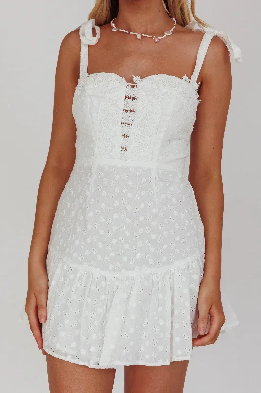 kelsie-tied-shoulder-eyelet-mini-dress-white