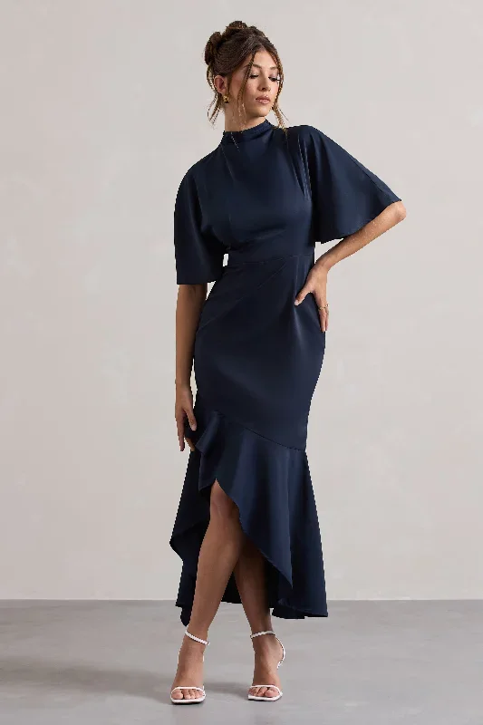 lavinia-navy-high-neck-flutter-sleeve-asymmetric-maxi-dress-cl132252013