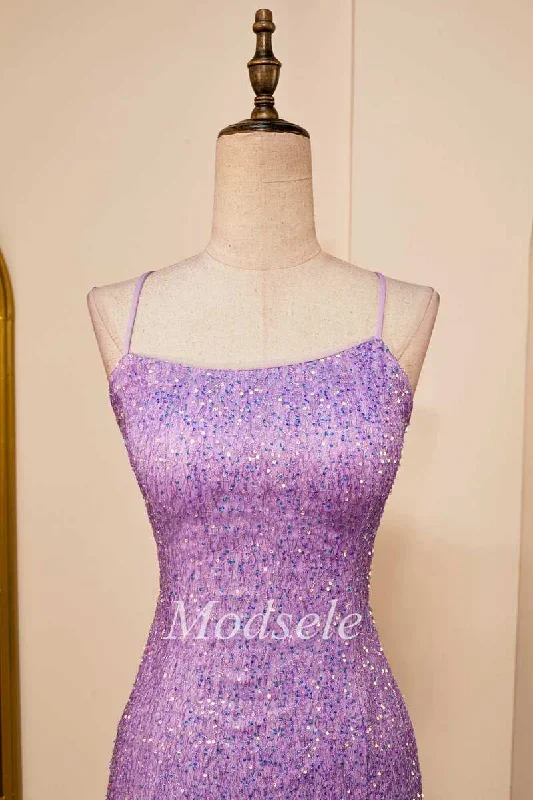 lilac-sequin-lace-up-fitted-short-homecoming-dress