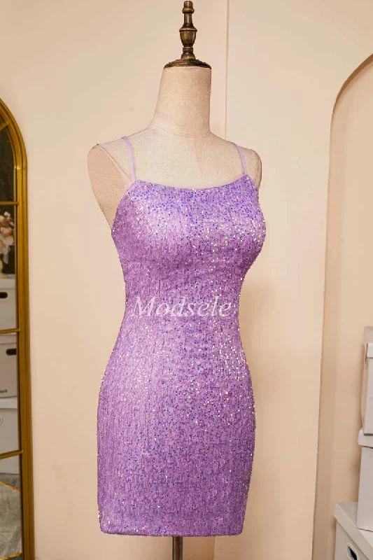 lilac-sequin-lace-up-fitted-short-homecoming-dress