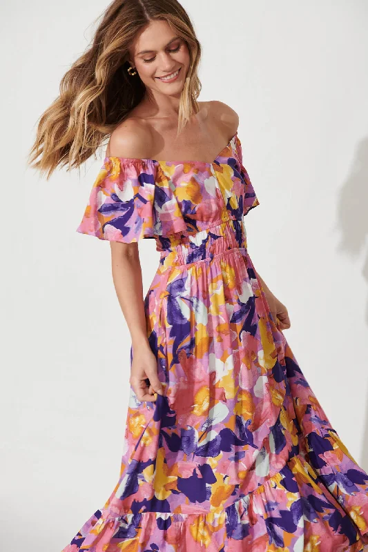 lilith-midi-dress-in-pink-and-purple-print