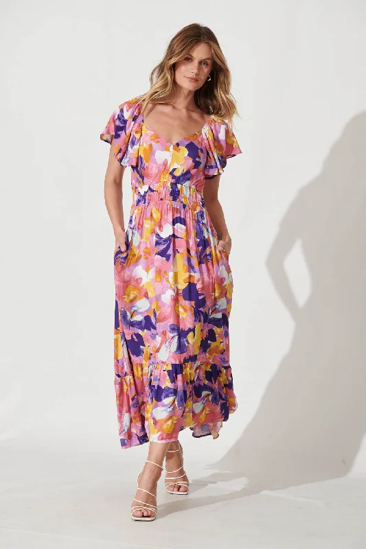 lilith-midi-dress-in-pink-and-purple-print