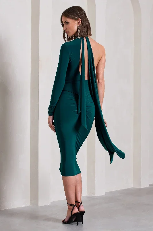 liz-bottle-green-asymmetric-halter-neck-open-back-midi-dress-with-sash-cl130071047