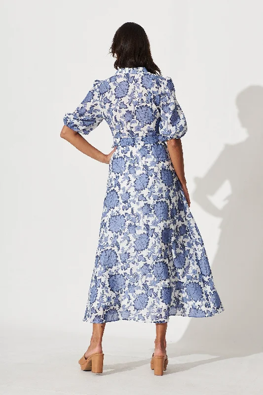 loriet-maxi-shirt-dress-in-blue-with-white-floral-cotton-blend