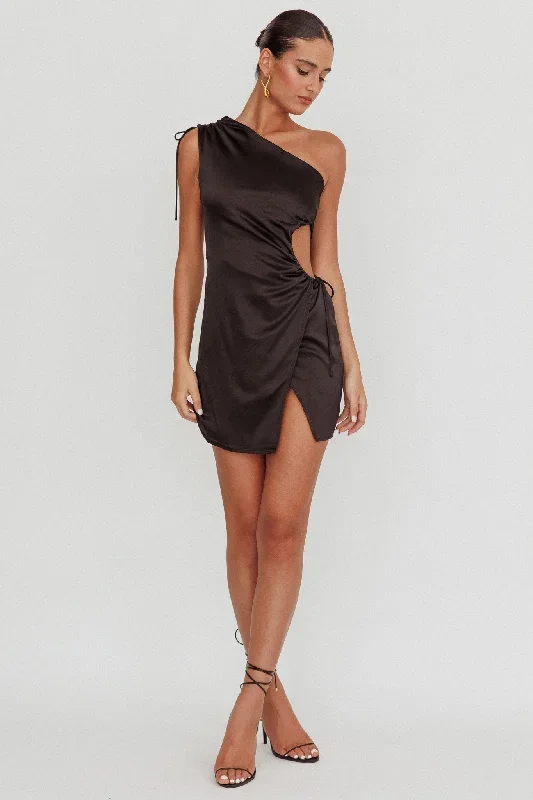 lyon-ruched-cut-out-mini-dress-black