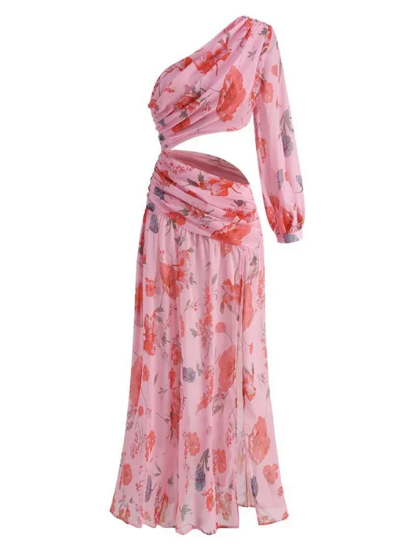 mack-one-shoulder-floral-cutout-midi-dress