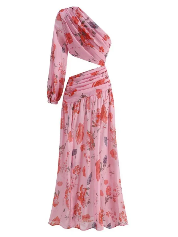 mack-one-shoulder-floral-cutout-midi-dress