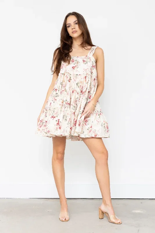 SALE - Maddy Floral Sleeveless Mini Dress