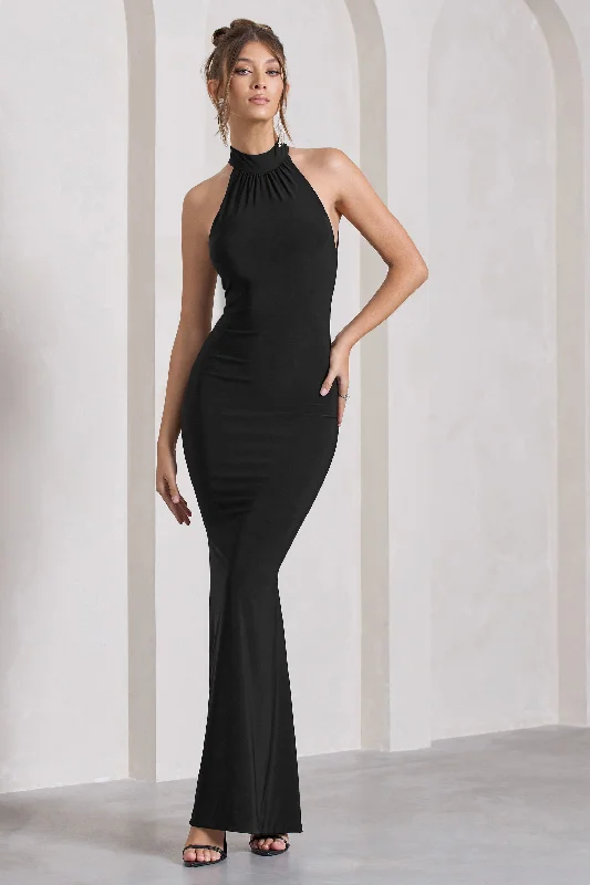 malika-black-sleeveless-halter-neck-maxi-dress-cl129777002