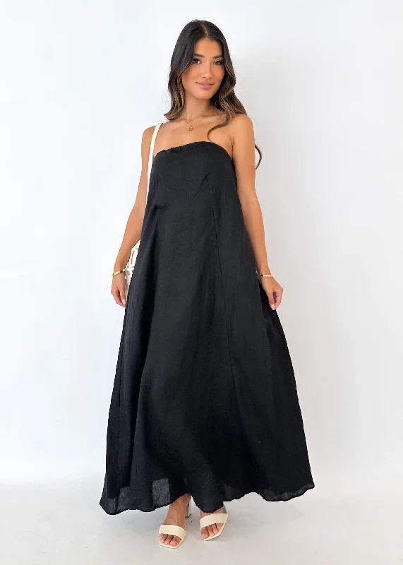 mariss-strapless-linen-maxi-dress-black