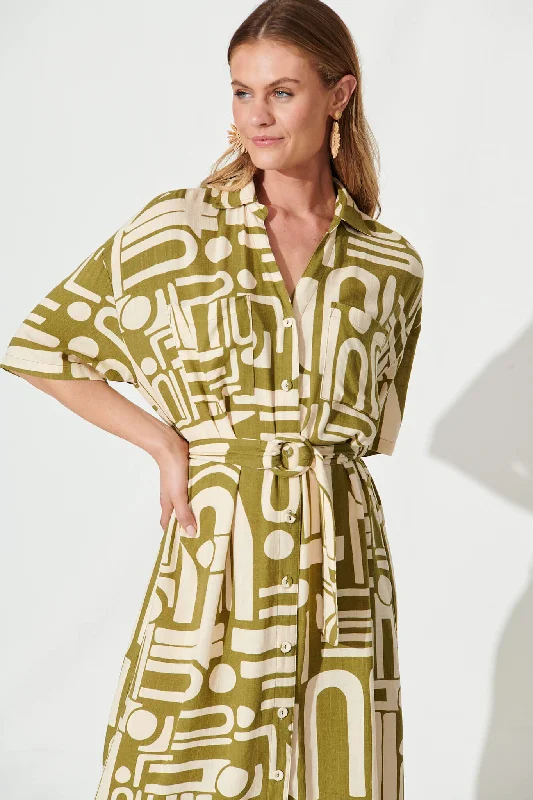 miriam-maxi-shirt-dress-in-cream-and-olive-abstract-linen-blend