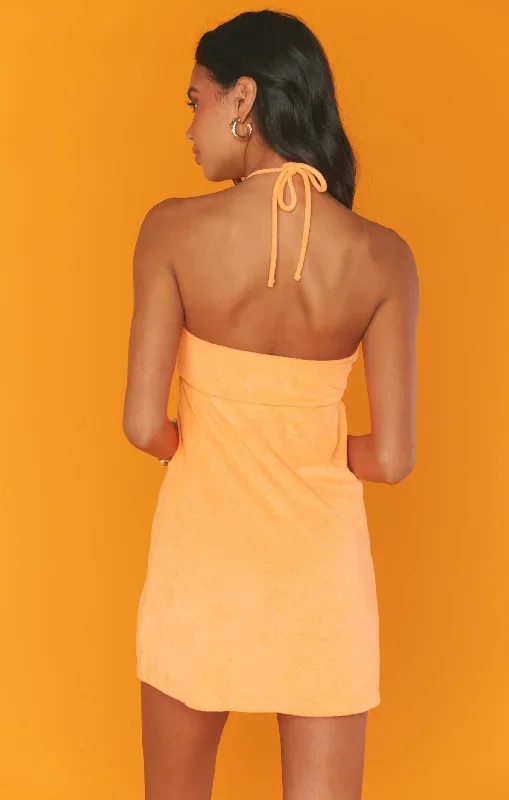 outgoing-mini-dress-orange-terry