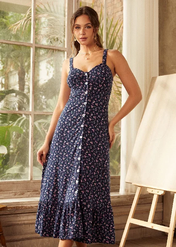 Party on the Prairie Grounds Midi Dress