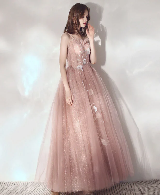 Pink Sweetheart Tulle Prom Dress Pink Tulle Sweet 16 Dress